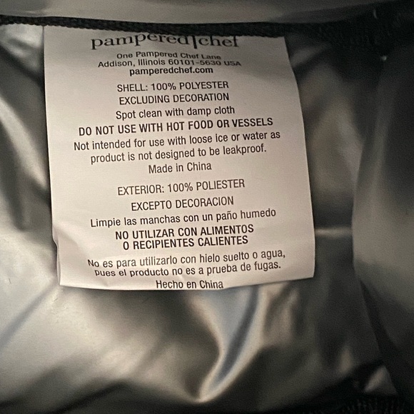 Pampered Chef insulated bag - Picture 8 of 8